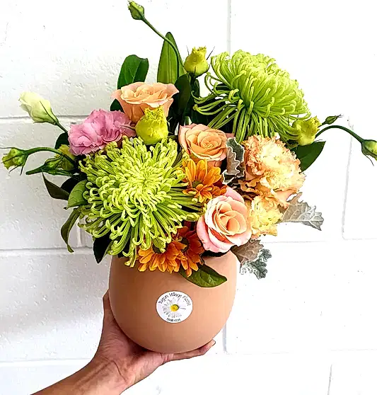 PASTEL POPPY SEASONAL ARRANGEMENT